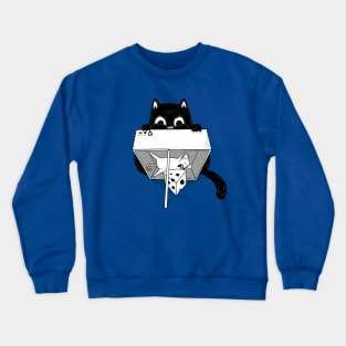 cat lovers-mouse trap Crewneck Sweatshirt